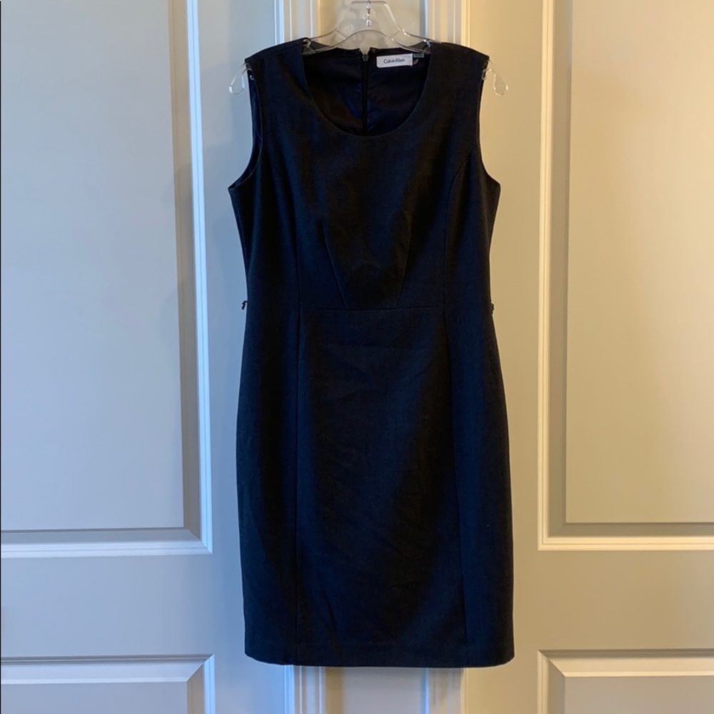 Calvin Klein gray dress.  Size 4.